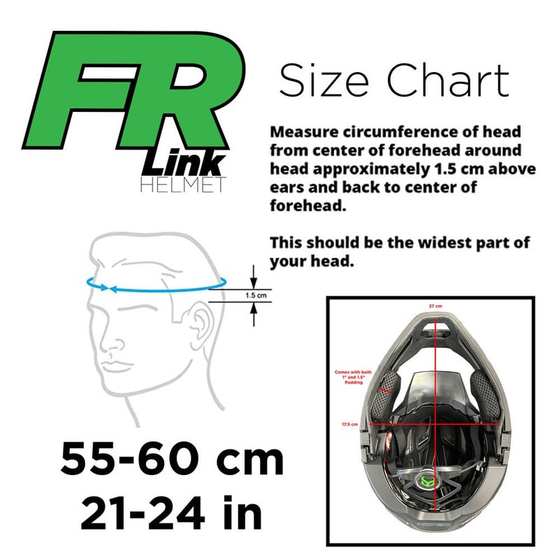 Demon United FR Link System Mountain Bike Helmet Fullface with Removable Chin Guard- Includes Head Cinch Adjuster and Padded Cheek Fit Kit - Image 5